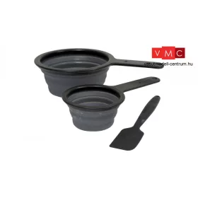 Woodland Scenics C1187 Gipszkeverő tálak és a spatula - Plaster Mixing Set