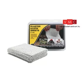 Woodland Scenics C1193 Terepépítő gipszlapok - Plaster Cloth Sheets (x30)