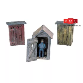 Woodland Scenics D214 Kerti WC, 3 db (H0)