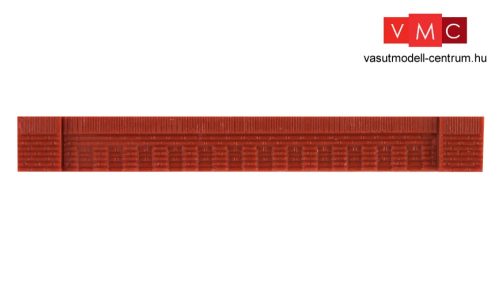 Woodland Scenics DPM30114 Dekorlap, téglafal, díszes párkány - 8 db (H0)