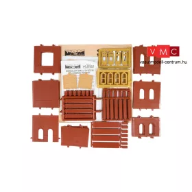 Woodland Scenics DPM35100 Amerikai gyárépület - 3-in-1 Modular Kit (H0)