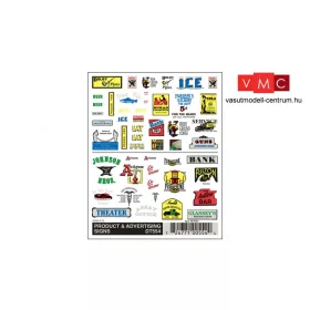 Woodland Scenics DT554 Szárazmatrica - Product & Advertising Signs (H0)