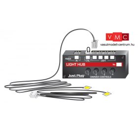   Woodland Scenics JP5700 Just Plug világításrendszer kezdőkészlet, 2 db melegfehér LED-el