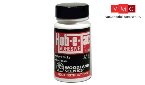 Woodland Scenics S195 Hob-e-Tac® Adhesive, ecsetes átlátszó terep és lombragasztó 59,1 ml