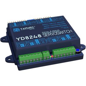   YaMoRC YD8248 4x Servo + 8x Signal/On-Off - Szervó és jelvezérlő (ki/be kapcsoló) modul