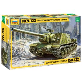  Zvezda 3534 Soviet tank destroyer ISU-122 1/35 harckocsi makett