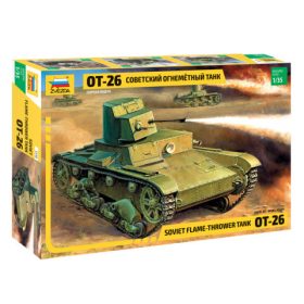   Zvezda 3540 Soviet flame-thrower tank "OT-26" 1/35 harckocsi makett