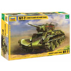 Zvezda 3545 Soviet Light Tank BT-7 1/35 harckocsi makett