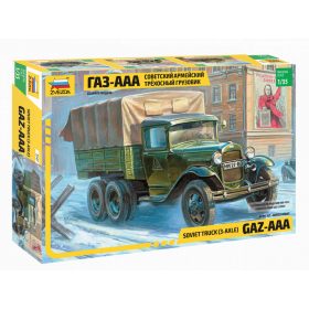   Zvezda 3547 GAZ-AAA Soviet Truck (3-axle) 1/35 katonai jármű makett