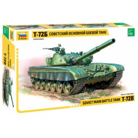   Zvezda 3550 Soviet main battle tank T-72B 1/35 harckocsi makett