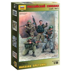   Zvezda 3561 Russian Special Forces "Spetsnaz" kit No.1 1/35 figura makett