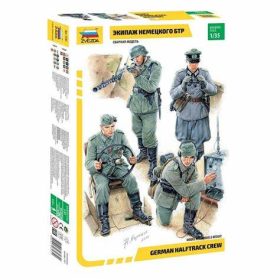   Zvezda 3585 German Halftrack Crew (4 figures) 1/35 figura makett