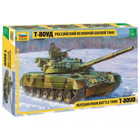   Zvezda 3591 Russian T-80UD Main Battle Tank 1/35 harckocsi makett