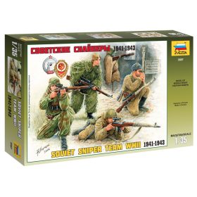   Zvezda 3597 Soviet sniper team WWII 1941-1943 1/35 figura makett