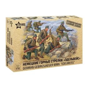   Zvezda 3599 German Gebirgsjaeger WWII. "Edelweiss" 1/35 figura makett