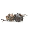 Zvezda 3610 German anti-tank gun PAK-36 with crew 1/35 löveg makett