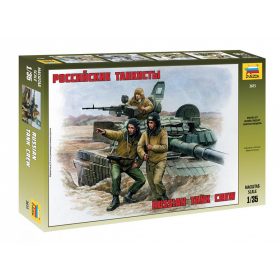 Zvezda 3615 Russian modern tank crew 1/35 figura makett
