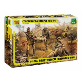 Zvezda 3618 Soviet medical personnel WWII 1/35 figura makett