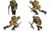 Zvezda 3619 Soviet Paratroopers Afghanistan (cold war) 1/35 figura makett