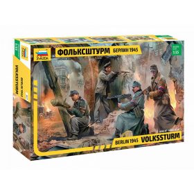 Zvezda 3621 German Volkssturm Berlin 1945 1/35 figura makett