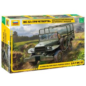 Zvezda 3664 US Dodge WC 52 1/35 harcjármű makett