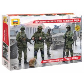   Zvezda 3665 Modern Russian Infantry "Polite People" 1/35 figura makett