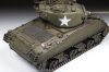 Zvezda 3676 US medium tank M4A3 (76) W SHERMAN 1/35 harckocsi makett