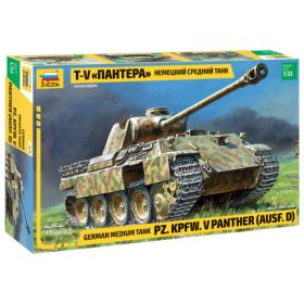  Zvezda 3678 German medium tank Panther Ausf. D 1/35 harckocsi makett