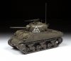 Zvezda 3702 US Medium tank M4A2 Sherman 75mm, lend-lease 1/35 harckocsi makett