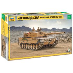 Zvezda 3703 Leopard 2A4 German Tank 1/35 harckocsi makett