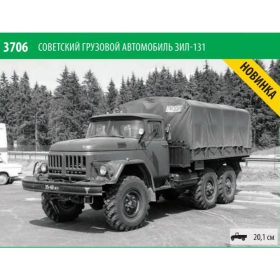   Zvezda 3706 Soviet army truck Zil-131 1/35 katonai jármű makett
