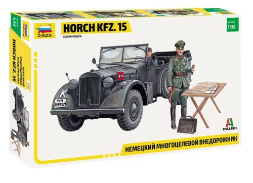 Zvezda 3709 German Horch KFZ. 15 1/35 harcjármű makett