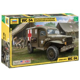 Zvezda 3711 US Dodge WC-54 Ambulance 1/35 harcjármű makett