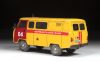 Zvezda 43003 Emergency Gas Service UAZ 3909 1/43 makett