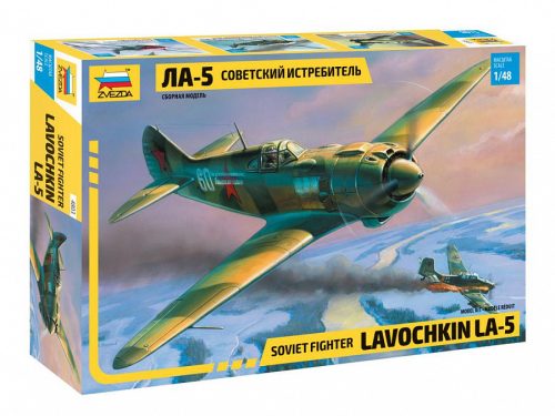 Zvezda 4803 Soviet fighter Lavochkin La-5 1/48 repülőgép makett