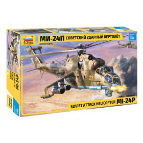   Zvezda 4812 Soviet attack helicopter MI-24P 1/48 helikopter makett