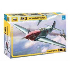 Zvezda 4814 Soviet fighter Yak-3 1/48 repülőgép makett