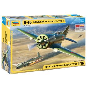   Zvezda 4832 Soviet fighter Polikarpov I-16 Type 5 Early/Late 1/48 repülőgép makett