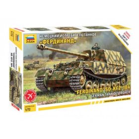   Zvezda 5041 German Tank Destroyer "Ferdinand" Sd.Kfz. 184 1/72 harckocsi makett