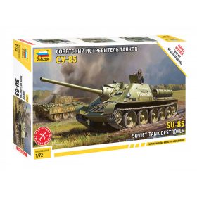   Zvezda 5062 Soviet tank destroyer SU-85 1/72 harckocsi makett