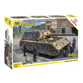   Zvezda 5073 German Superheavy Tank Pz.Kpfw.VII "Maus" 1/72 harckocsi makett