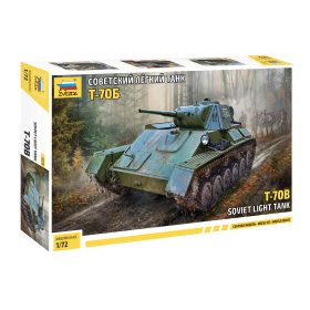 Zvezda 5078 Soviet Light Tank T-70 1/72 harckocsi makett