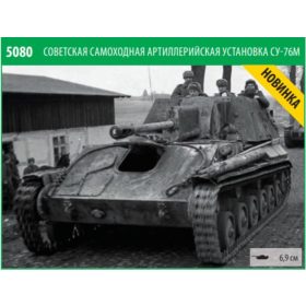   Zvezda 5080 Soviet SU-76M Self-Propelled Gun 1/72 harckocsi makett