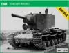 Zvezda 5084 Soviet KV-2 Heavy Tank 1/72 harckocsi makett
