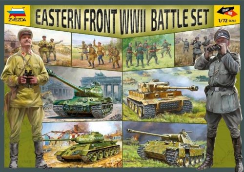 Zvezda 5203 Eastern Front WWII Battle Set 1/72 makett