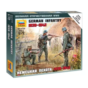   Zvezda 6105 German Infantry East Front 1941 1/72 figura makett