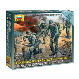   Zvezda 6110 German Sturmpioniers 1939-1942 1/72 figura makett