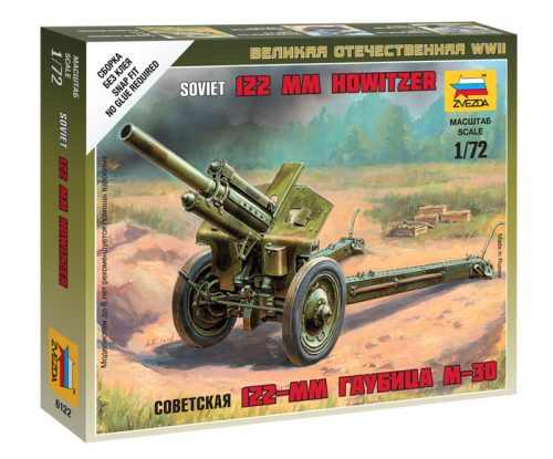 Zvezda 6122 Soviet M-30 Howitzer 1/72 löveg makett
