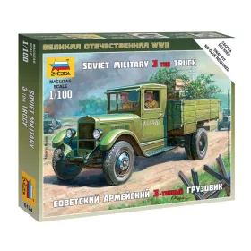 Zvezda 6124 Soviet Truck ZIS-5 1/100 katonai jármű makett