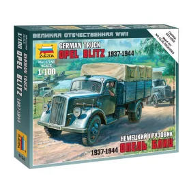   Zvezda 6126 German Truck Opel Blitz (1937-1944) 1/100 katonai jármű makett
